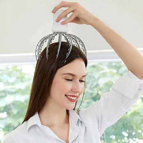 naprava za masažo glave